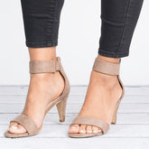 Angie Heeled Sandal - Dusty Rose MIRA-001